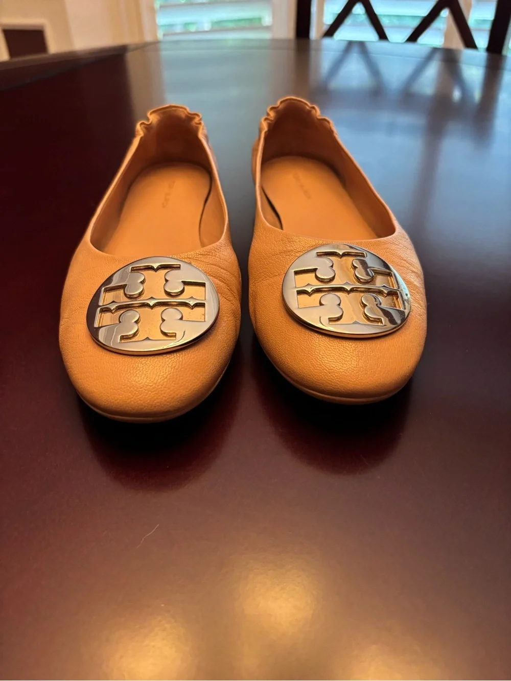 Tory Burch Logo Ballet Flats
